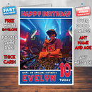 Personalised RES Dj INSPIRED THEME Music Birthday Card (SA)