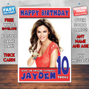 Personalised Rachel Bilson 1 INSPIRED THEME Celebrity Birthday Card (SA)