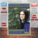 Personalised Rachel Bilson 2 INSPIRED THEME Celebrity Birthday Card (SA)
