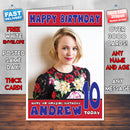 Personalised Rachel Mcadams 2 INSPIRED THEME Celebrity Birthday Card (SA)