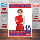 Personalised Rachel Mcadams 5 INSPIRED THEME Celebrity Birthday Card (SA)