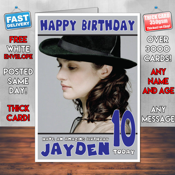 Personalised Rachel Weisz 2 Inspired Theme Celebrity Birthday Card