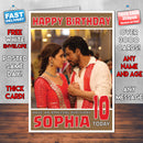 Personalised Raees Bollywood Inspired Style Birthday Card (SA)