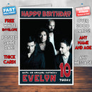 Personalised Rammstein 2 INSPIRED THEME Music Birthday Card (SA)
