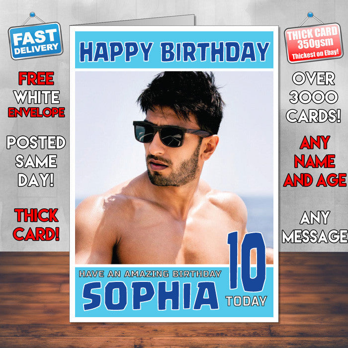Personalised Ranveer Singh 2 Bollywood Inspired Style Birthday Card (SA)