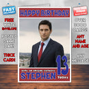 Personalised Richard Armitage 1 INSPIRED THEME Celebrity Birthday Card (SA)