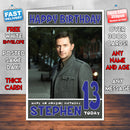 Personalised Richard Armitage 2 INSPIRED THEME Celebrity Birthday Card (SA)