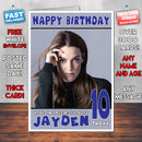 Personalised Riley Keough 2 INSPIRED THEME Celebrity Birthday Card (SA)