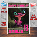 Personalised Rio 2 2014 Gabi Style Inspired Cartoon Birthday Card (SA)
