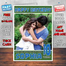 Personalised Riteish Genelia 2 Bollywood Inspired Style Birthday Card (SA)