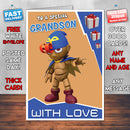 Personalised Robotic 3D Birthday Card (SA)