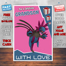 Personalised Rocoon Multiface Birthday Card (SA)