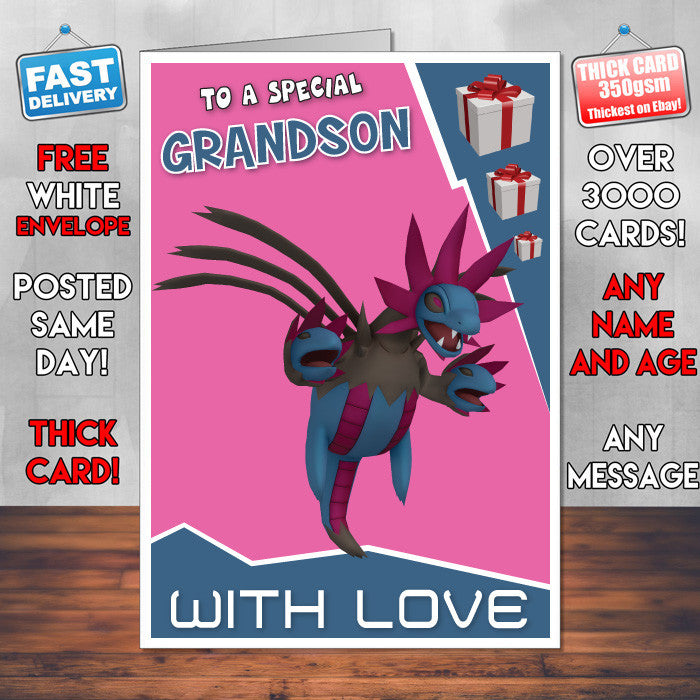 Personalised Rocoon Multiface Birthday Card (SA)