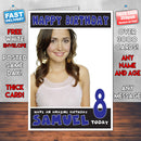 Personalised Rose Byrne 1 INSPIRED THEME Celebrity Birthday Card (SA)