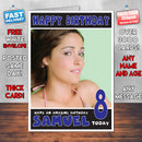 Personalised Rose Byrne 3 INSPIRED THEME Celebrity Birthday Card (SA)