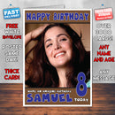 Personalised Rose Byrne 5 INSPIRED THEME Celebrity Birthday Card (SA)