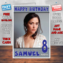 Personalised Rose Byrne 6 INSPIRED THEME Celebrity Birthday Card (SA)
