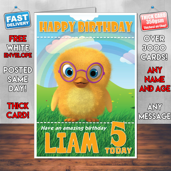 Personalised Ruff Ruff Tweet And Dave 2 Style Theme Personalised Kidshows Birthday Card (SA)