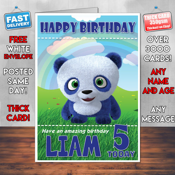 Personalised Ruff Ruff Tweet And Dave 4 Style Theme Personalised Kidshows Birthday Card (SA)