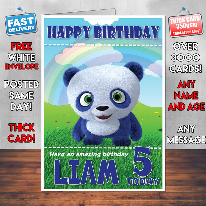 Personalised Ruff Ruff Tweet And Dave 4 Style Theme Personalised Kidshows Birthday Card (SA)
