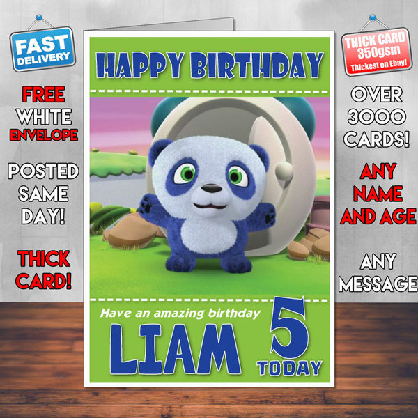 Personalised Ruff Ruff Tweet And Dave 5 Style Theme Personalised Kidshows Birthday Card (SA)