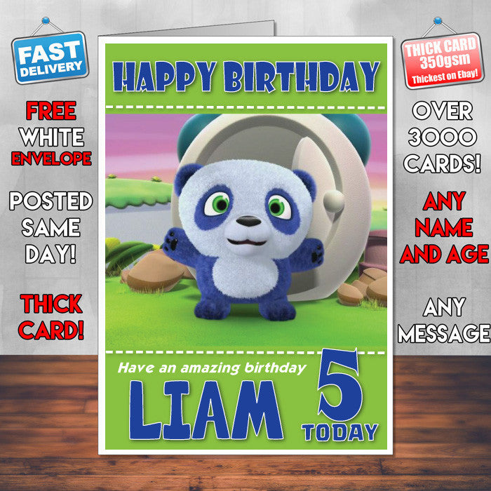 Personalised Ruff Ruff Tweet And Dave 5 Style Theme Personalised Kidshows Birthday Card (SA)