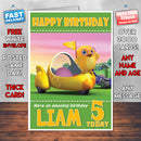Personalised Ruff Ruff Tweet And Dave 7 Style Theme Personalised Kidshows Birthday Card (SA)