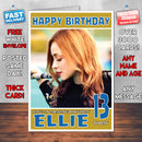 Personalised Russian Red 3 Celebrity Inspired Style Birthday Card (SA)