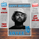 Personalised SCHOOLBOY Q Celebrity Birthday Card (SA