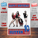 Personalised SISTAR K 1 Celebrity Inspired Style Birthday Card (SA)