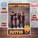 Personalised STELLAR Synth 1 Celebrity Inspired Style Birthday Card (SA)