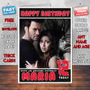 Personalised Saansein Bollywood Inspired Style Birthday Card (SA)
