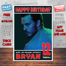 Personalised Sam Claflin INSPIRED THEME Celebrity Birthday Card (SA)