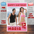 Personalised Sanam Re 1 Bollywood Inspired Style Birthday Card (SA)