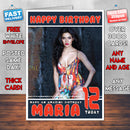 Personalised Sara Loren Bollywood Inspired Style Birthday Card (SA)