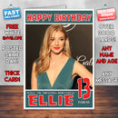 Personalised Sarah Blaine Celebrity Birthday Card (SA