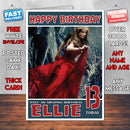 Personalised Sarah Brightman 2 Celebrity Birthday Card (SA