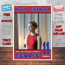 Personalised Sarah Gadon 2 INSPIRED THEME Celebrity Birthday Card (SA)