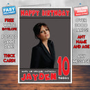 Personalised Sarah Michelle Gellar 1 INSPIRED THEME Celebrity Birthday Card (SA)