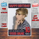 Personalised Scarlett Johansson 12 INSPIRED THEME Celebrity Birthday Card (SA)