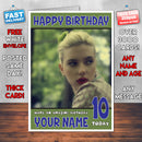 Personalised Scarlett Johansson 4 Celebrity Inspired Style Birthday Card (SA)
