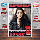 Personalised Shanina Shaik Celebrity Inspired Style Birthday Card (SA)