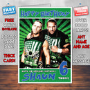 Personalised Shawn Michaels 2 WWE Inspired Style Birthday Card (SA)