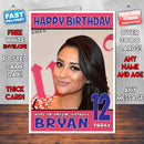 Personalised Shay Mitchell Celebrity Inspired Style Birthday Card (SA)