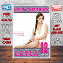 Personalised Shazahn Padamsee Bollywood Inspired Style Birthday Card (SA)