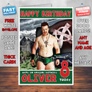 Personalised Sheamus Celtic 1 WWE Inspired Style Birthday Card (SA)