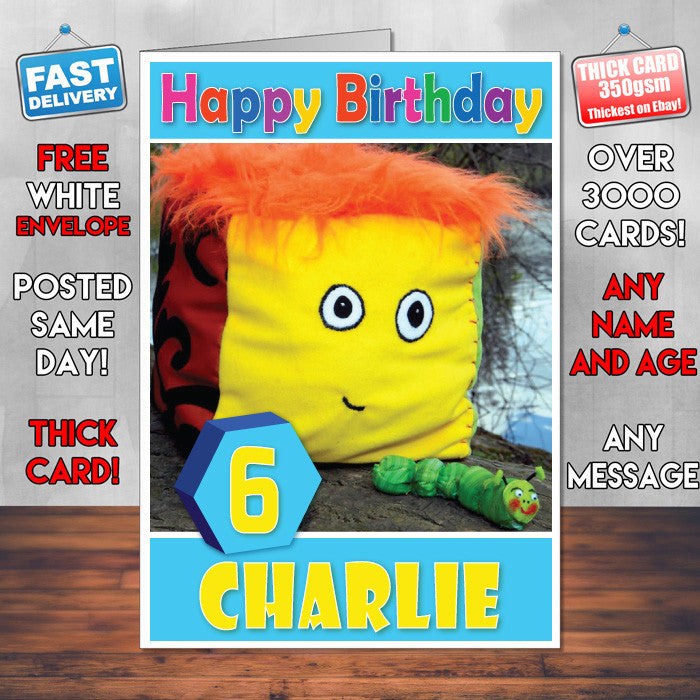 Personalised Show Me Show Me 5 Style Theme Personalised Kidshows Birthday Card (SA)