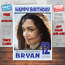 Personalised Shraddha Kapoor Celebrity Inspired Style Birthday Card (SA)