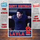 Personalised Sidharth Malhotra 1 Bollywood Inspired Style Birthday Card (SA)