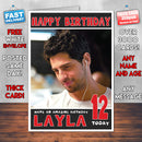 Personalised Sidharth Malhotra 2 Bollywood Inspired Style Birthday Card (SA)